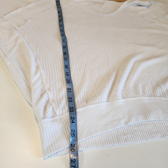 We The Free Women's Waffle Knit Boho V-neck Pullover Top Size Large - Picture 4 of 9
